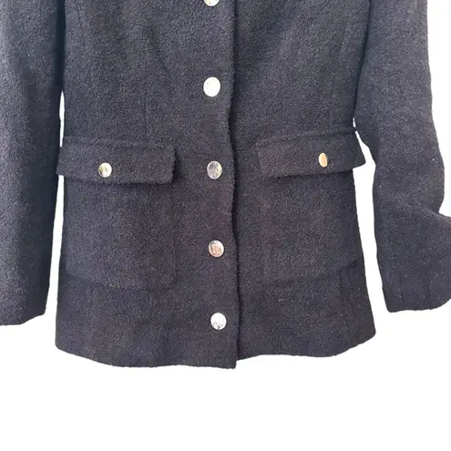 1. State 1.‎ STATE Classic Buttoned Peacoat Black NWOT Small thumbnail 2