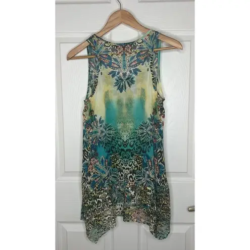 Mushka Sienna Rose Anthropologie Women's Multicolored Blouse Tank Top Size PS