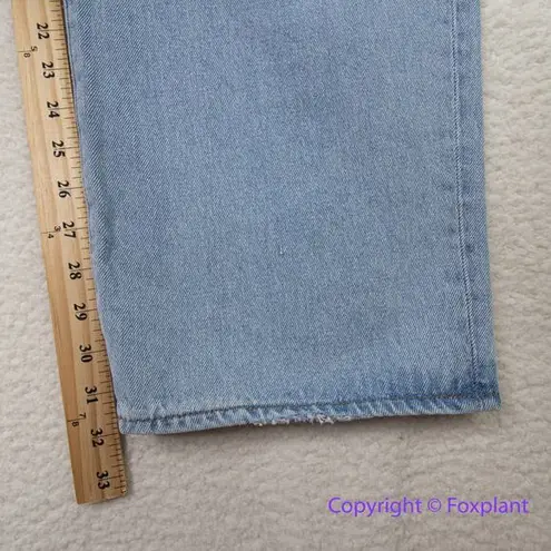 Madewell NEW  Baggy Straight‎ Jeans in Berteau Wash, 33