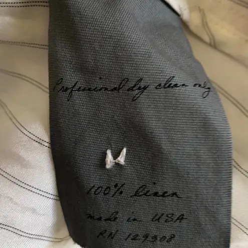 Raquel Allegra linen cargo blazer Gray Size 2