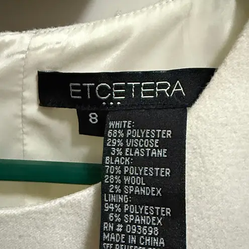 Mod office dress flattering hourglass Black Size 8