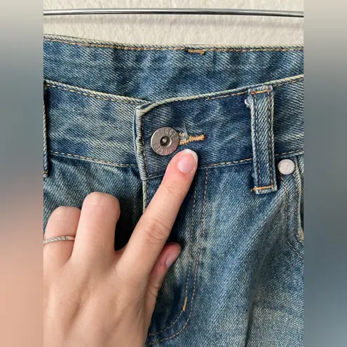 The Ragged Priest Distressed Goliath Low Rise Jean in Green Hue Women’s Size 28