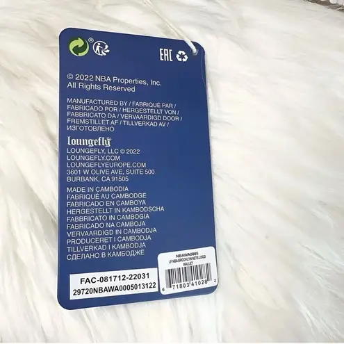 Lounge Fly NBA Brooklyn Nets Logo Zip Around Wallet NWTS