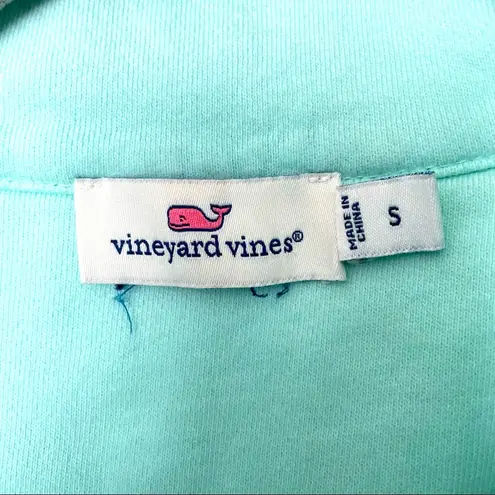 Vineyard Vines  Embroidered Whale Classic Shep Pullover 1/4 Zip Shirt Size Small