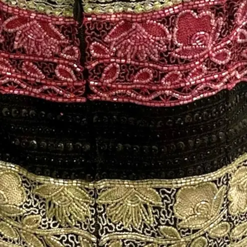 Laurence Kazar Vintage beaded embroidered silk camisole, design evening top