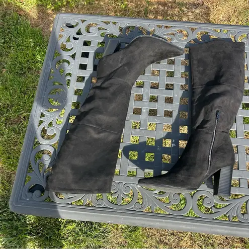 Olivia Miller Olivia Miller Women's Sabrina Pointy Toe Tall Dress Boots in black size 11