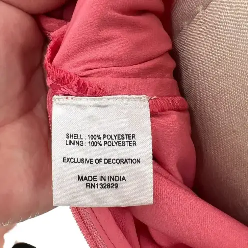 Tularosa  x Revolve Belle Jumpsuit‎ in Coral Pink One Shoulder Wide Leg Medium