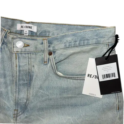RE/DONE NWT Mid-Rise Boy Denim Short Size 29 in Ranch Water Wash