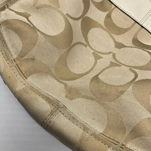 Coach  MONOGRAM JACQUARD ZOË HOBO SHOULDER BAG