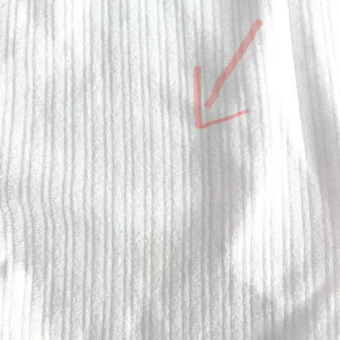 Loti Fashion Smocked Robe Full Zip Light Pink Terrycloth Housecoat Embroidered Size M