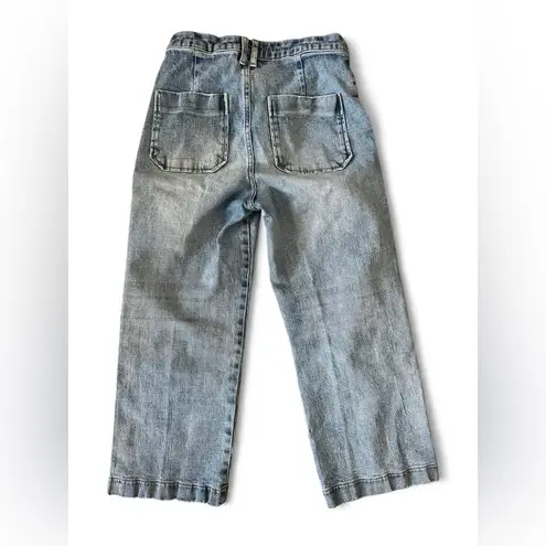 OAT NEW YORK CROPPED SAILOR JEANS size 27 NWOT Blue