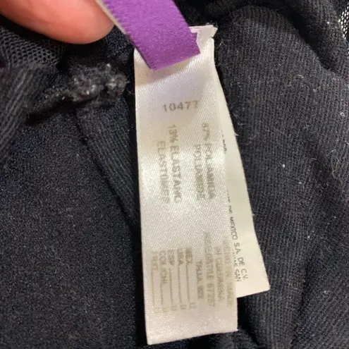 Black Thong Leotard Black Size M