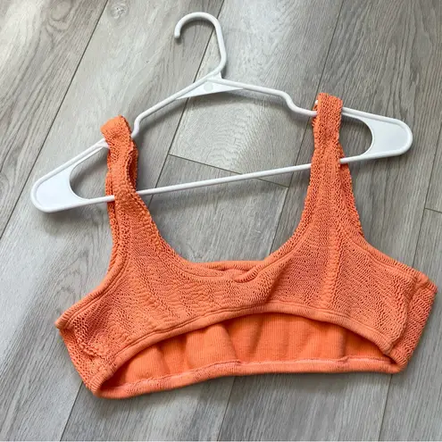 KutSwim Bikini Top scrunch stretch womens Orange (large xlarge) swim bright neon