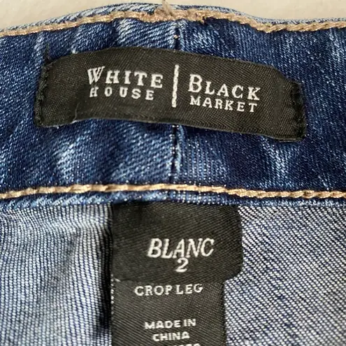 White House | Black Market Black House White Market women’s Crop jeans size 2. Waist measurement 14 inches.