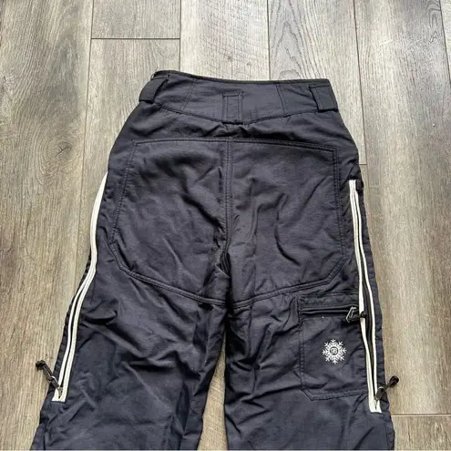 Betty Rides Women’s Ski Pants Snowboard Gear Black Off White Size Medium