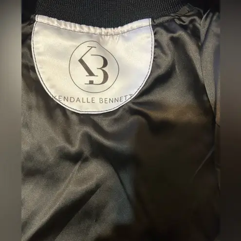 Pink animal print bomber jacket size S