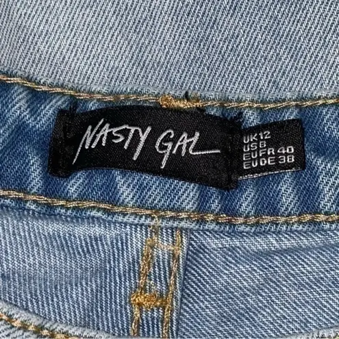 Nasty Gal  Women’s Size 8 Light Blue Wash High Waisted Denim Jeans