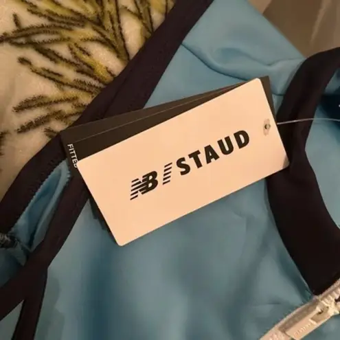 STAUD New Balance x Neoprene Alaskan Blue Crop Top M