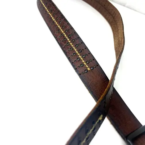 American Eagle  AEO Leather Belt Riveted Bohemian Boho Gypsy Small