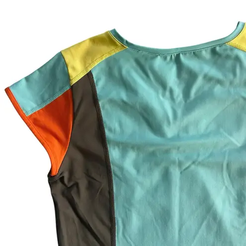 Title Nine Gidget Color Block athleisure tennis golf dress sporty hiking Size S