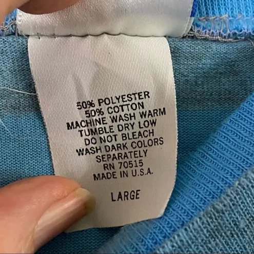 Vintage Florida Outer Reef 80s/90s Key West Graphic Sweatshirt Size Large Blue