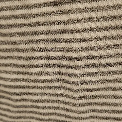 The Great ππ The Gym Pant ~ Gray and White Stripes Distressed Size 2 Medium NWT