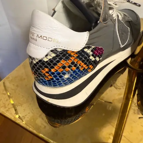 Philippe Model White and Multicolor Sneakers Size 6 thumbnail 5