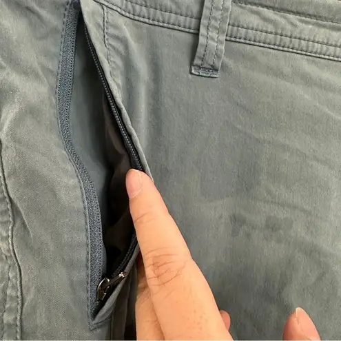 Kuhl Legendary Pants Womens 12 Short Blue Roll Up Lightweight Hiking Outdoor