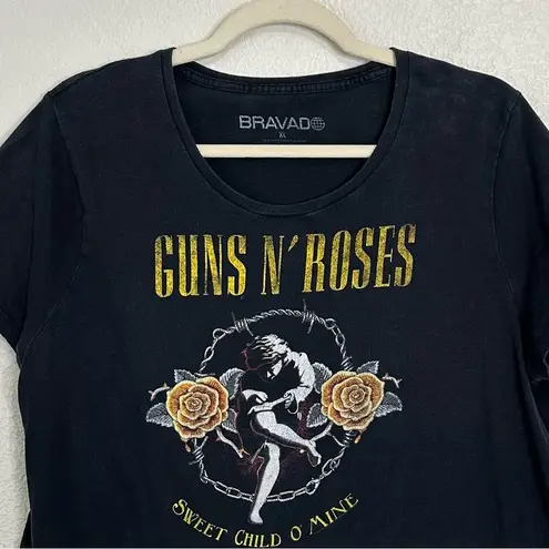 Bravado Guns N' Roses "Sweet Child of Mine" Cropped Women's Tee, Size XL