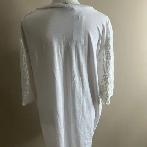 NWT why dress sequin merry Christmas one size White Size undefined