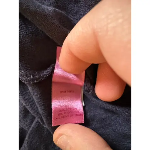 Victoria's Secret PINK New York Yankees Short Sleeve T Shirt Size Large Preppy Blue