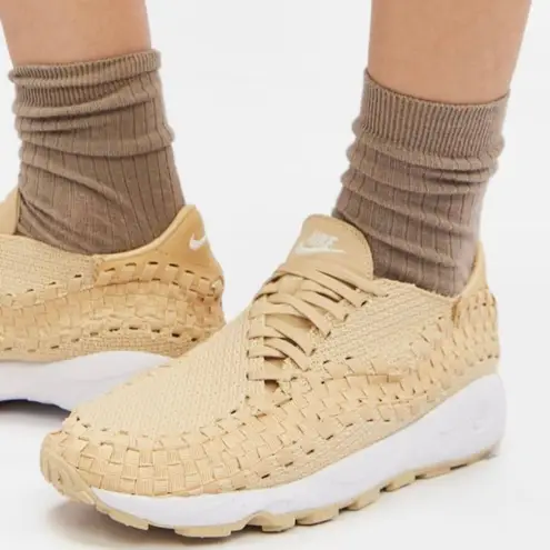 New NIKE Air Footscape Woven 'Sesame' Tan Size 10