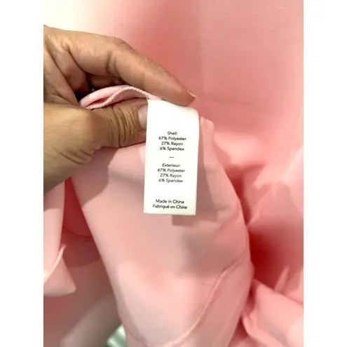 Likely Shayna Draped Overlay Slim Fit Bodycon Dress Rose Shadow Women's Size 6