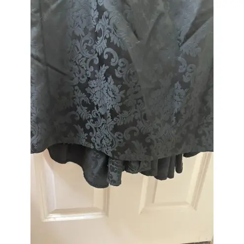 Jessica McClintock CACHE Maxi Skirt Gothic Steampunk Victorian style brocade 10