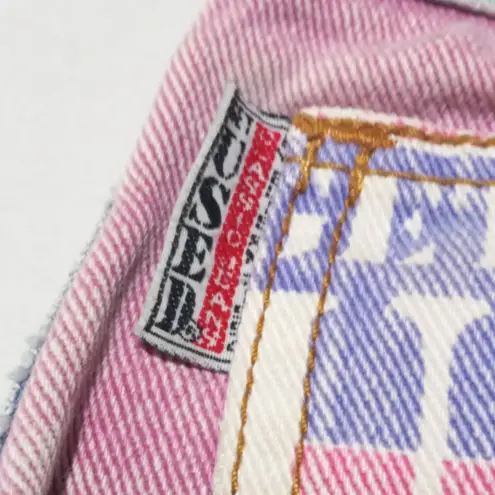 Vtg Get Used By Elie High Waisted Jeans-Size 30-Pastel-Streetwear-Hip Hop-1992