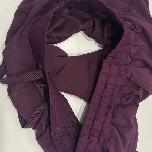 Lululemon  Hotty Hot HR Short 2.5" Running Athletic Shorts Plum Purple Size 8