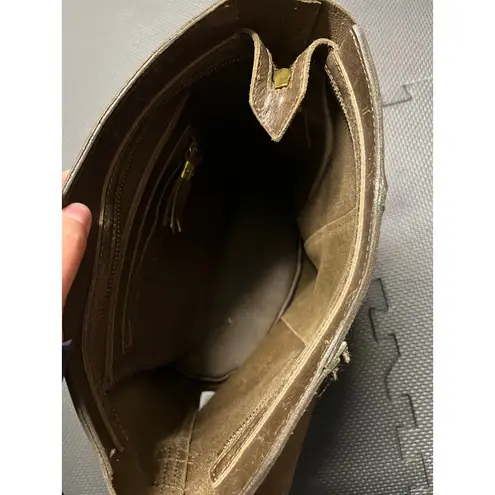 Madewell  The Medium‎ Transport Tote: Suede Inset Edition Brown