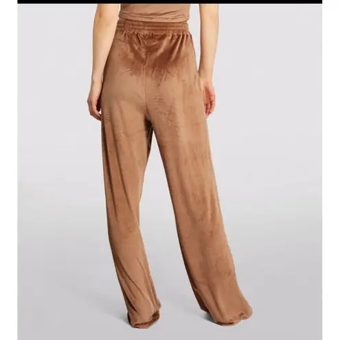 SKIMS Velour Wide Leg Track Pants – Sienna – Size Large
