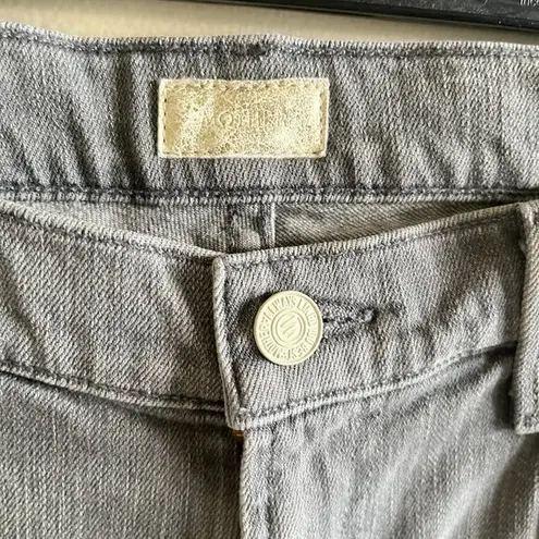 Mother Skinny Jeans The Dropout in Holy Smokes Womens Size 27 Gray Crop …