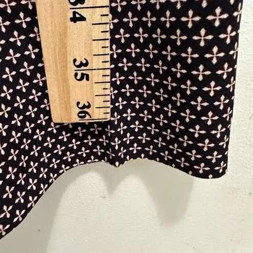 Carolina belle NWT Women's Geometric Dress Pants Dark Blue Size 6 Officewear