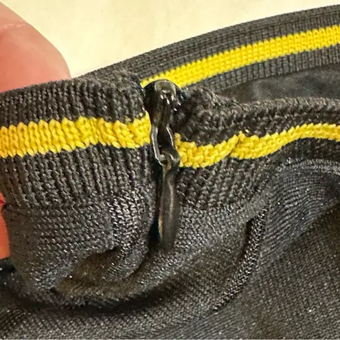 Missguided Black Sheer Striped Skirt sz 1 NWT Witchy Goth Vamp