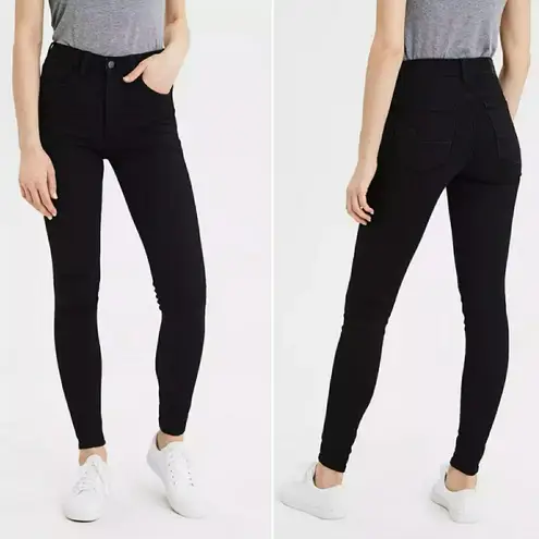 American Eagle  Super High-Waisted Jeggings in Black