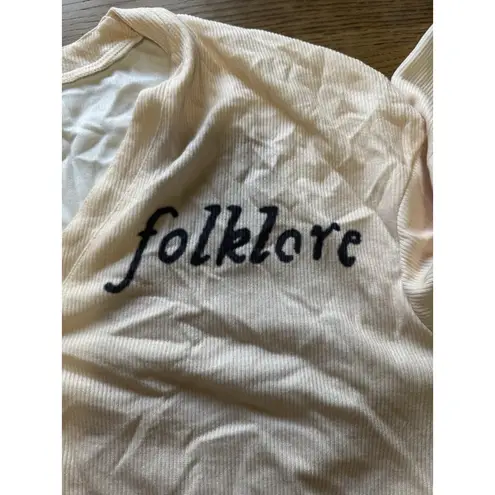 Folklore Women Long Sleeve Cardigan Sweater Size 2XL Forest Button Down Front