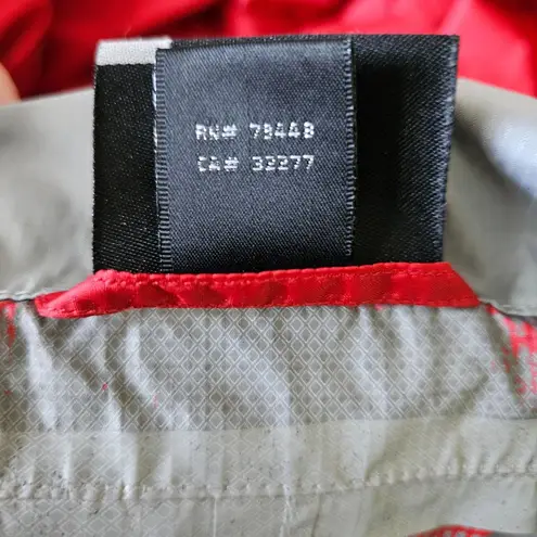 Marmot PreCip Womens Red Hooded Rain Jacket Windbreaker Gorpcore Light Size M