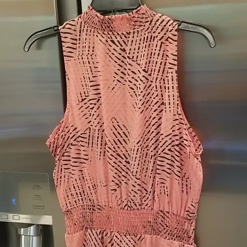 Allison Joy ππ Smocked Waist Halter Midi Dress M