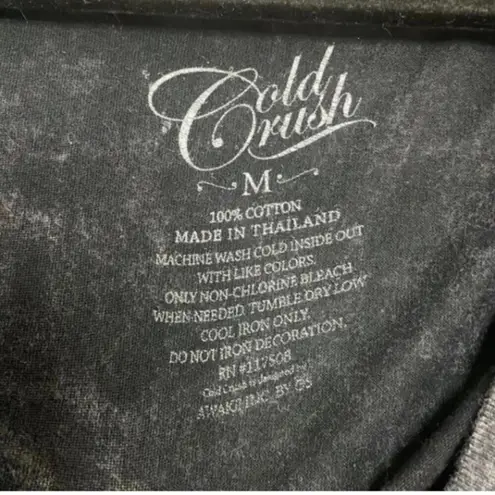 Cold Crush 100% Cotton the sass is real graphic burnout shirt