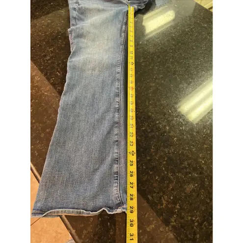 American Eagle  Kick Boot Jeans Sz 12R Womens Blue Denim Stretch Y2K Style Bootcu