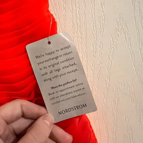 Lavish Lice FINAL PRICE NWT LAVISH ALICE Pleated Pleat Chiffon Sweetheart Mini Dress