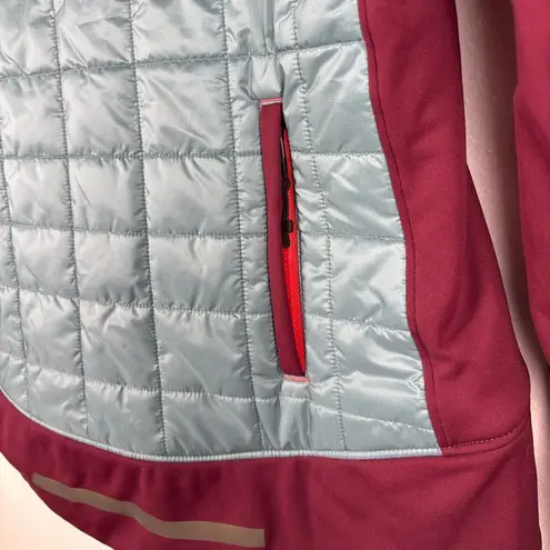 Pearl Izumi Women's XS Versal Quilted Hoodie Cycling Jacket Primaloft Colorful