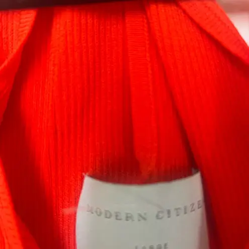 Modern Citizen  Orange ribbed midi dress size L